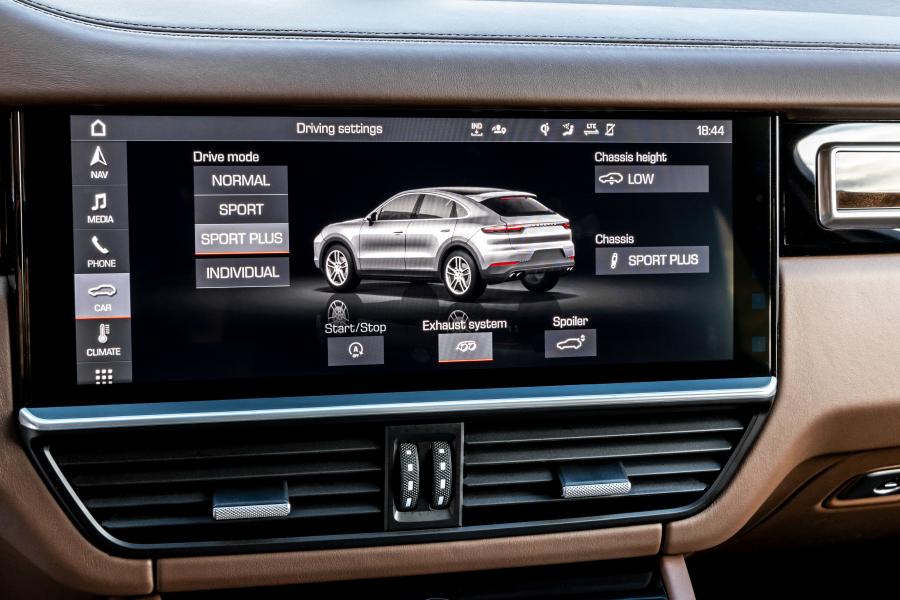 Детали интерьера Porsche Cayenne S Coupe 2019 года  (WW) (фото 39 из 40)